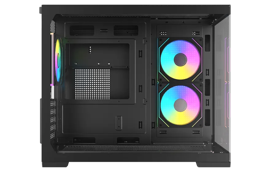 Корпус AOC CG392B 3F M-ATX/ITX 1xUSB2.0 1xUSB3.0 1xType-C 1xAudio/Mic Черный AOC-CG392-BF3V2R0T2-G — фото 10