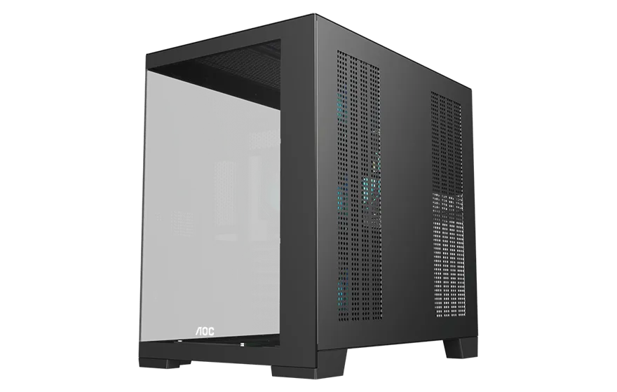 Корпус AOC CG395B 4F ATX/M-ATX/ITX 2xUSB3.0 1xType-C 1xAudio/Mic Черный AOC-CG395-BF4V2R0T2-G — фото 5