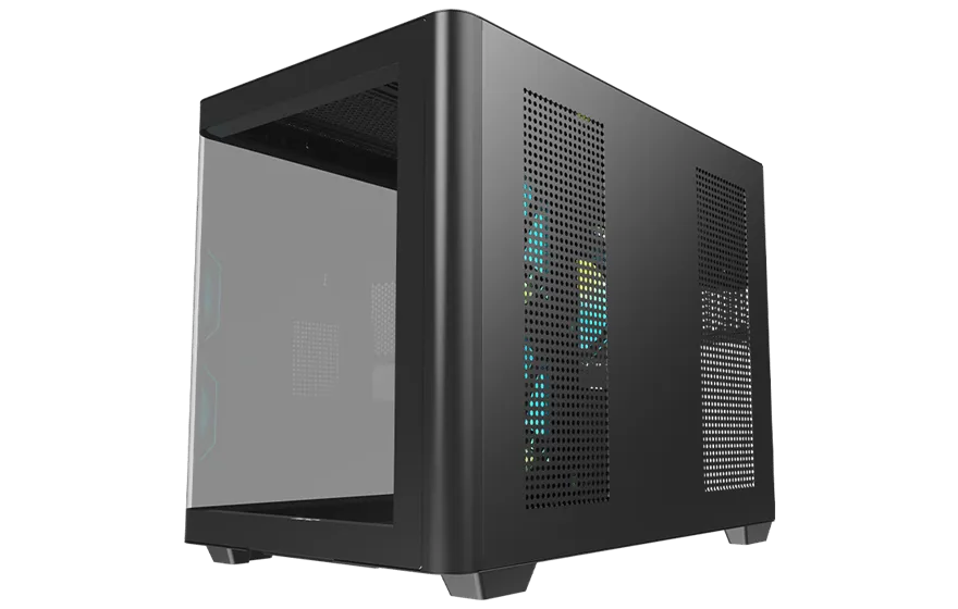 Корпус AOC CG355B 3F M-ATX/ITX 2xUSB3.0 1xType-C 1xAudio/Mic Черный AOC-CG355-BF3V1R0W2-G — фото 6