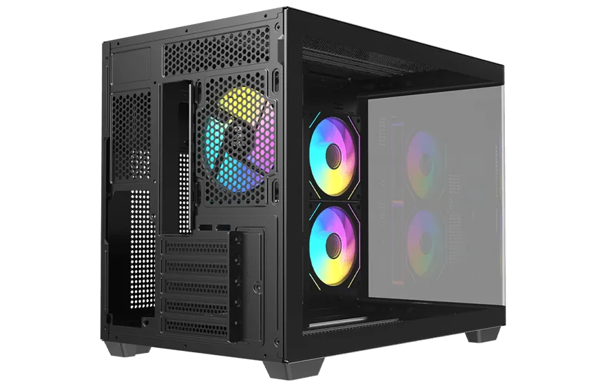 Корпус AOC CG355B 3F M-ATX/ITX 2xUSB3.0 1xType-C 1xAudio/Mic Черный AOC-CG355-BF3V1R0W2-G — фото 9