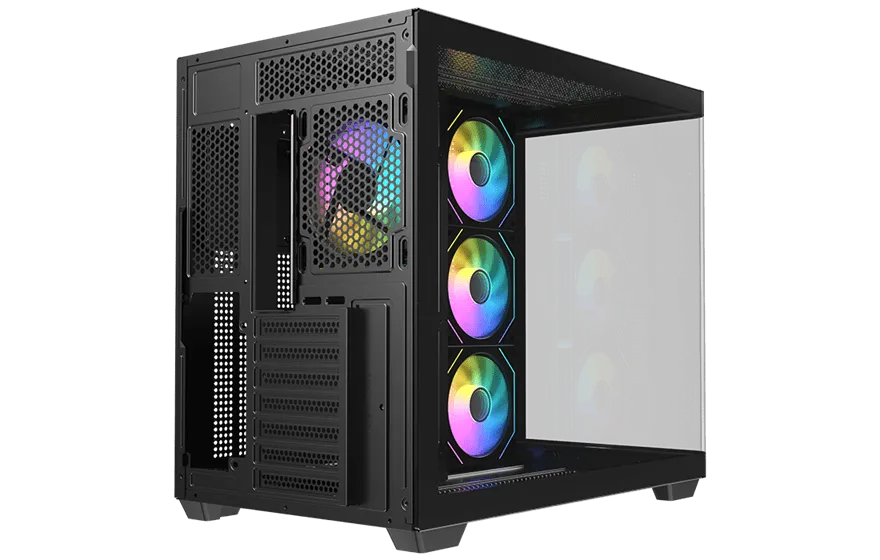 Корпус AOC CG455B 4F ATX/M-ATX/ITX 2xUSB3.0 1xType-C 1xAudio/Mic Черный AOC-CG455-BF4V1R0W2-G — фото 7