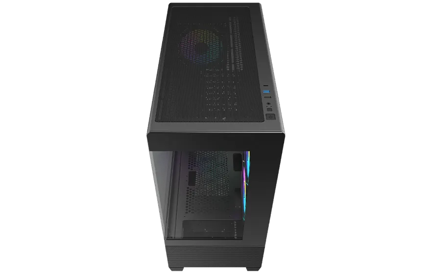 Корпус AOC CG393B 3F ATX/M-ATX/ITX 2xUSB(2.0/3.0) 1xType-C 1xAudio/Mic Черный AOC-CG393-BF3V1R0UD-G — фото 4