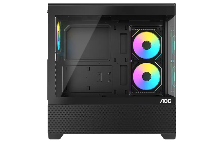 Корпус AOC CG393B 3F ATX/M-ATX/ITX 2xUSB(2.0/3.0) 1xType-C 1xAudio/Mic Черный AOC-CG393-BF3V1R0UD-G — фото 10