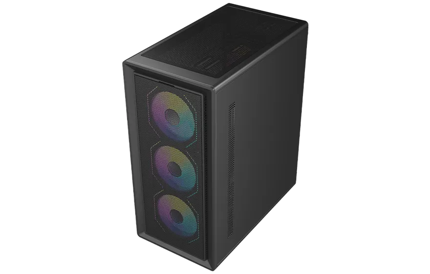 Корпус AOC CG450B 4F M-ATX/ITX 1xUSB2.0 1xUSB3.0 1xType-C 1xAudio/Mic Черный AOC-CG450-BF4V1R0UD-G — фото 7