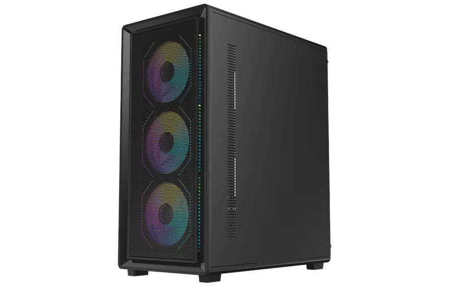 Корпус AOC CG450B 4F M-ATX/ITX 1xUSB2.0 1xUSB3.0 1xType-C 1xAudio/Mic Черный AOC-CG450-BF4V1R0UD-G — фото 6