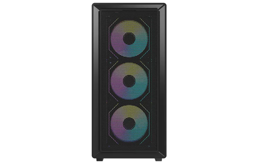 Корпус AOC CG450B 4F M-ATX/ITX 1xUSB2.0 1xUSB3.0 1xType-C 1xAudio/Mic Черный AOC-CG450-BF4V1R0UD-G — фото 5