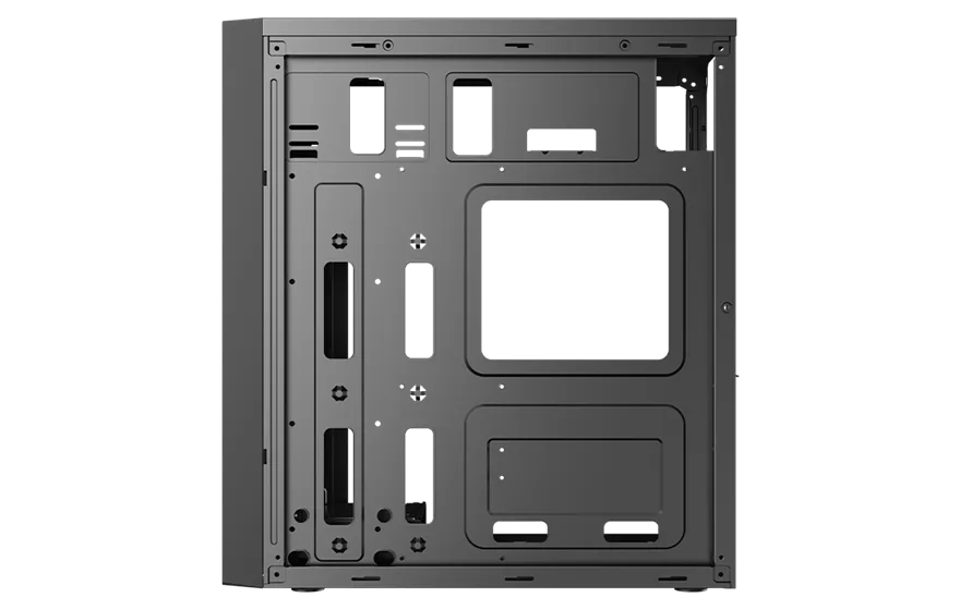 Корпус AOC CB114B ATX/M-ATX/ITX 2xUSB2.0 1xUSB3.0 1xAudio 1xMic Черный AOC-CB114-BEV1B-G — фото 11