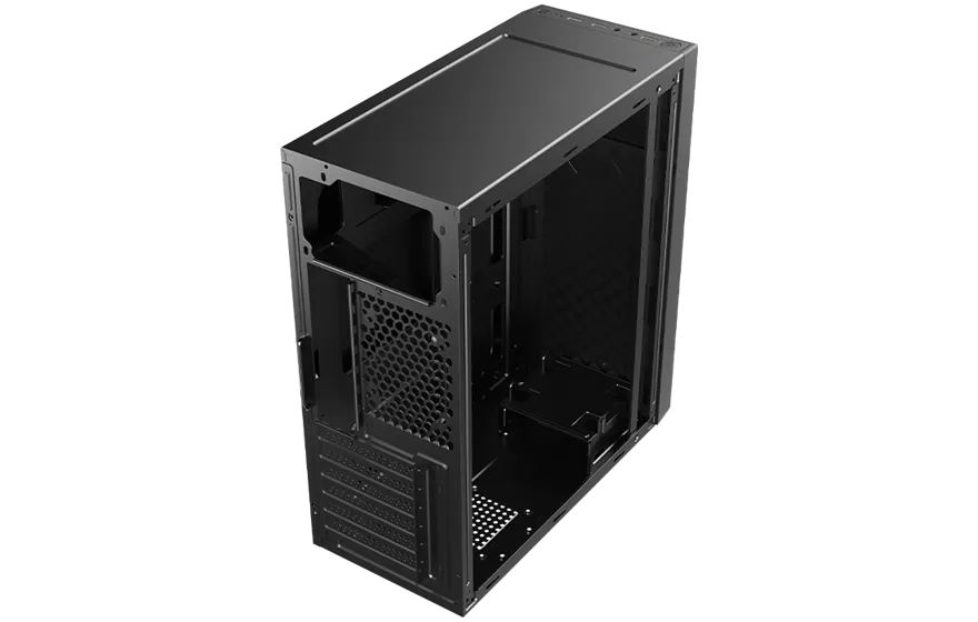 Корпус AOC CB114B ATX/M-ATX/ITX 2xUSB2.0 1xUSB3.0 1xAudio 1xMic Черный AOC-CB114-BEV1B-G — фото 8