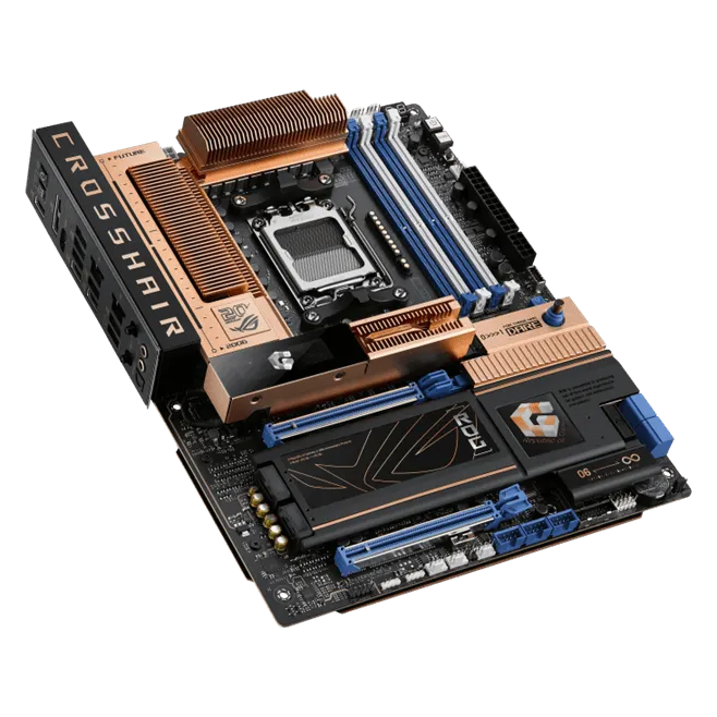 Материнская плата ASUS ROG CROSSHAIR 2006 AM5 X870E 4xDDR5 4xSATA RAID 5xM.2 1xHDMI 2xUSB4 TypeC ATX — фото 7