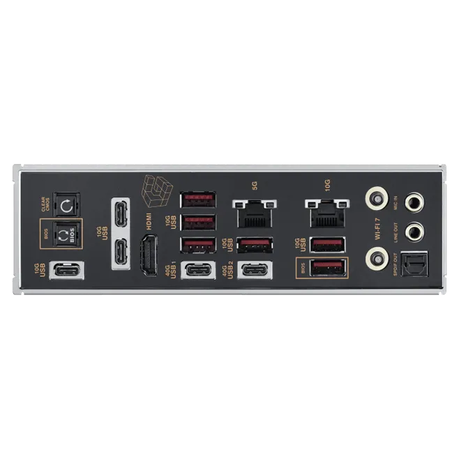Материнская плата ASUS ROG CROSSHAIR 2006 AM5 X870E 4xDDR5 4xSATA RAID 5xM.2 1xHDMI 2xUSB4 TypeC ATX — фото 9