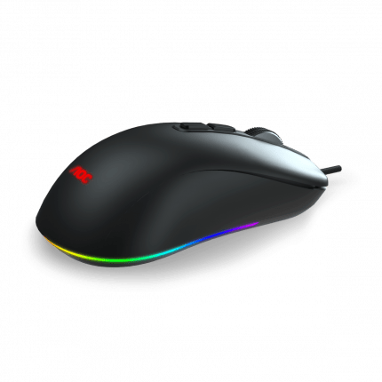 Мышь игровая AOC GM300B 7 кн. 6200 dpi, USB2.0 кабель 1.8 м Черный GM300B