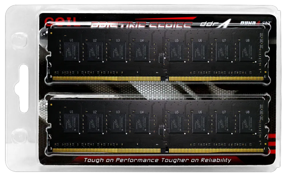 Оперативная память 16GB Kit (2x8GB) GEIL DDR4 2666Mhz PC4-21330 GP416GB2666C19DC PRISTINE SERIES