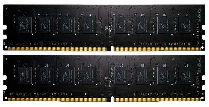 Оперативная память 16GB Kit (2x8GB) GEIL DDR4 2666Mhz PC4-21330 GP416GB2666C19DC PRISTINE SERIES