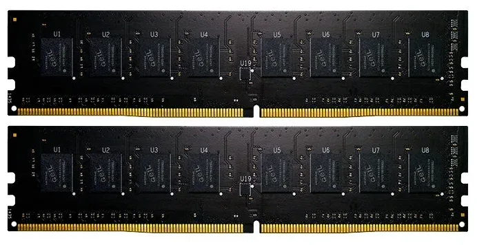 Оперативная память 16GB Kit (2x8GB) GEIL DDR4 2666Mhz PC4-21330 GP416GB2666C19DC PRISTINE SERIES — фото 3
