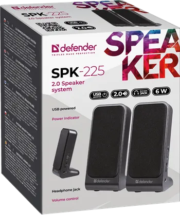 Колонки стерео Defender SPK-225 USB — фото 7