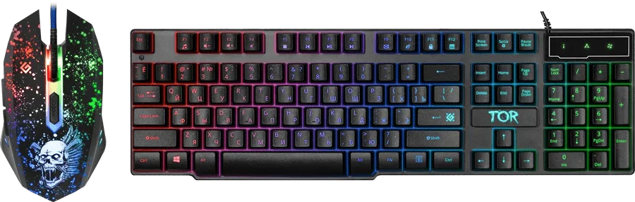 Комплект игровой Defender Tor MHP-127 RU, мышь+клавиатура+ковер+гарнитура+акустика — фото 7