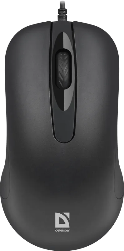 Мышь проводная Defender Classic MB-230 (Черный), USB 4кн, 1кл-кн, 1000-1200 dpi, НОВИНКА!