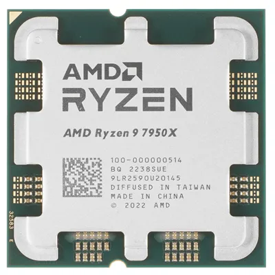 Процессор AMD Ryzen 9 7950X 4,5Гц (5,7ГГц Turbo) 16С/32T 64MB L3 170W-230W AM5 OEM 100-000000514