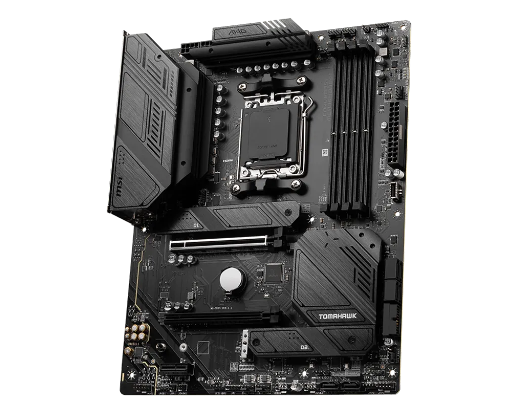 Материнская плата MSI MAG B650 TOMAHAWK WIFI AM5 B650 4xDDR5 6xSATA3 RAID 3xM.2 HDMI DP ATX — фото 4