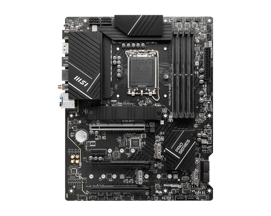 Материнская плата MSI PRO Z790-P WIFI LGA1700 4xDDR5 6xSATA3 RAID 4M.2 HDMI DP ATX
