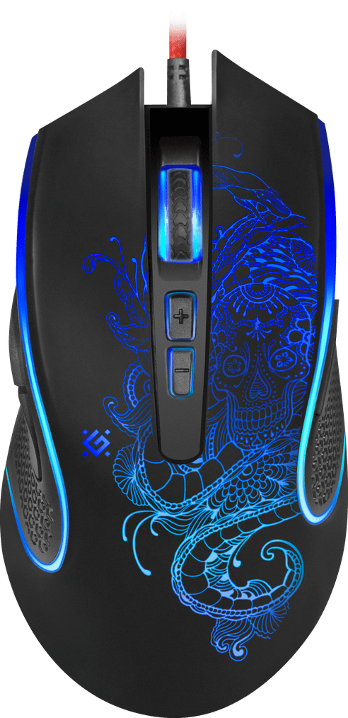 Мышь проводная игровая оптическая Defender Venom GM-640L (черный),USB, 8 кнопок, 800-3200 dpi, НОВИН