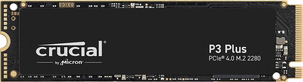 Твердотельный накопитель 4000Gb SSD Crucial P3 Plus M.2 2280 R4800Mb/s W4100MB/s CT4000P3PSSD8