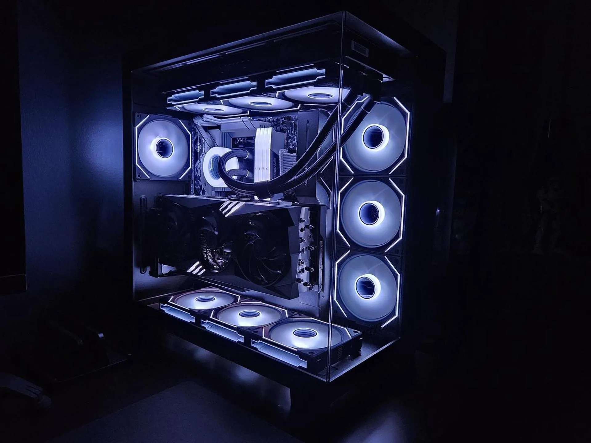 Водяное охлаждение для CPU Lian Li GA II Trinity 360 SL-INF, ARGB 3x120см White G89.GA2T36INW.00 — фото 10