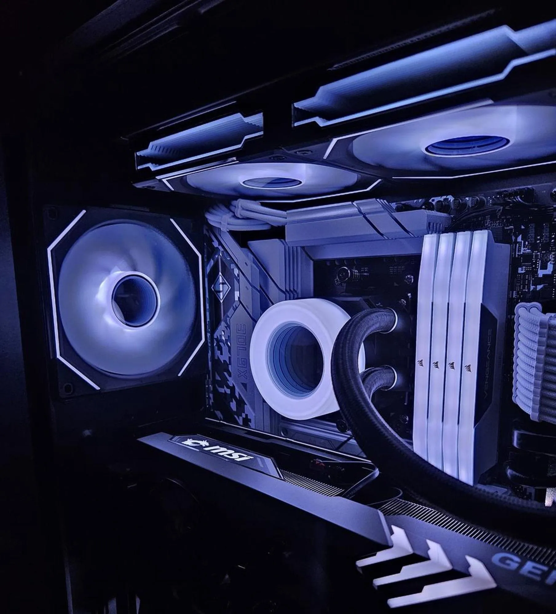 Водяное охлаждение для CPU Lian Li GA II Trinity 360 SL-INF, ARGB 3x120см White G89.GA2T36INW.00 — фото 9