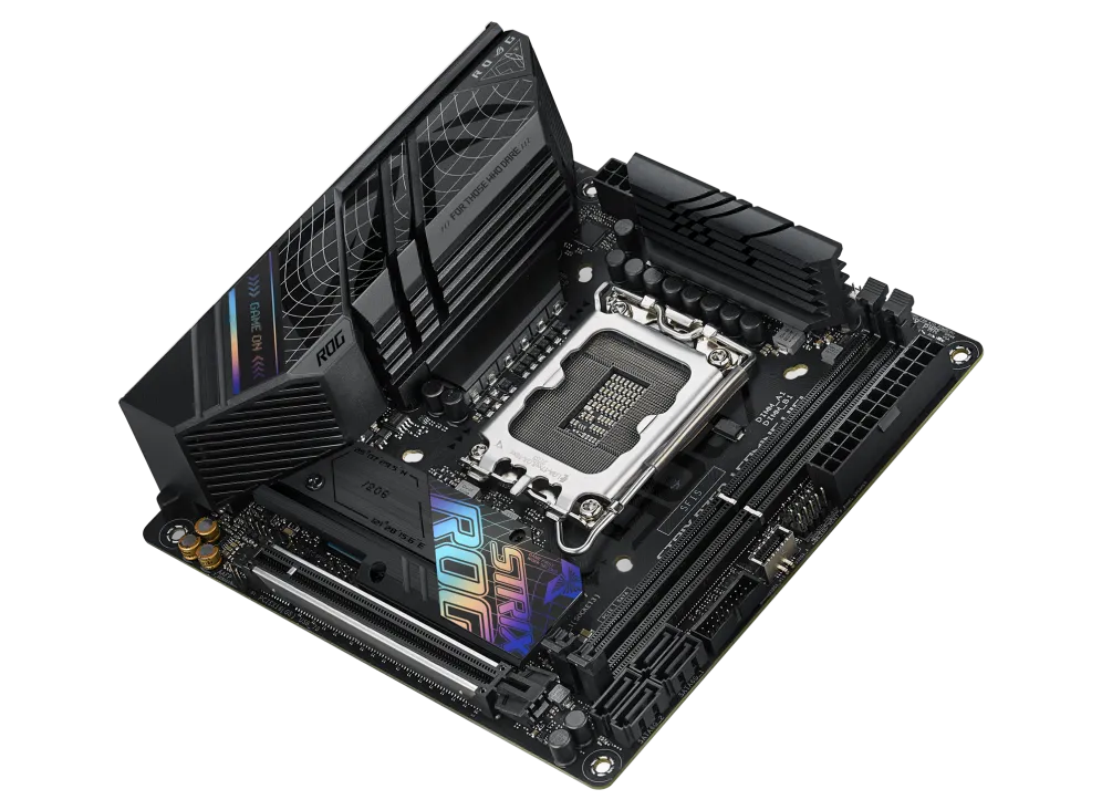 Материнская плата ASUS ROG STRIX B760-I GAMING WIFI LGA1700 2xDDR5 4xSATA3 2xM.2 RAID HDMI DP m-ATX — фото 5