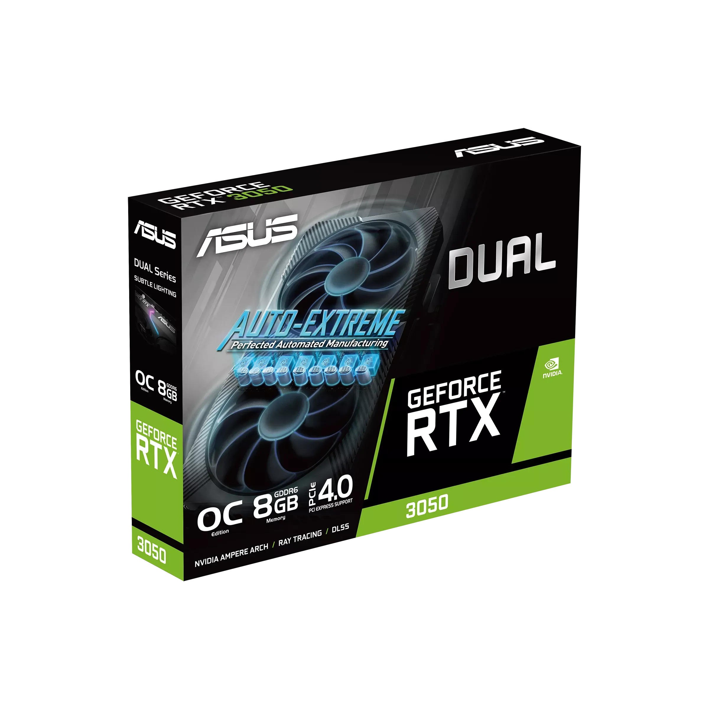 Видеокарта ASUS GeForce RTX3050 OC GDDR6 8GB 128-bit HDMI 1xDVI 1xHDMI 1xDP DUAL-RTX3050-O8G-V2 — фото 8
