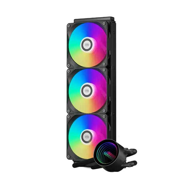Водяное охлаждение для CPU PCCooler DA360 V2 ARGB BK TDP 300W 115X/1200/1700/1851/AM4/AM5 Черный