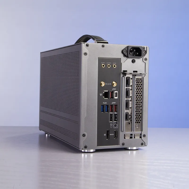 Корпус PCCooler I100 PRO MESH GY  ITX USB3.0 1x3.5", 1x2.5" Grey — фото 5