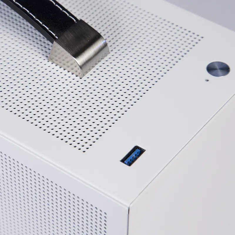 Корпус PCCooler I100 PRO MESH WH ITX USB3.0 1x3.5", 1x2.5" White — фото 4