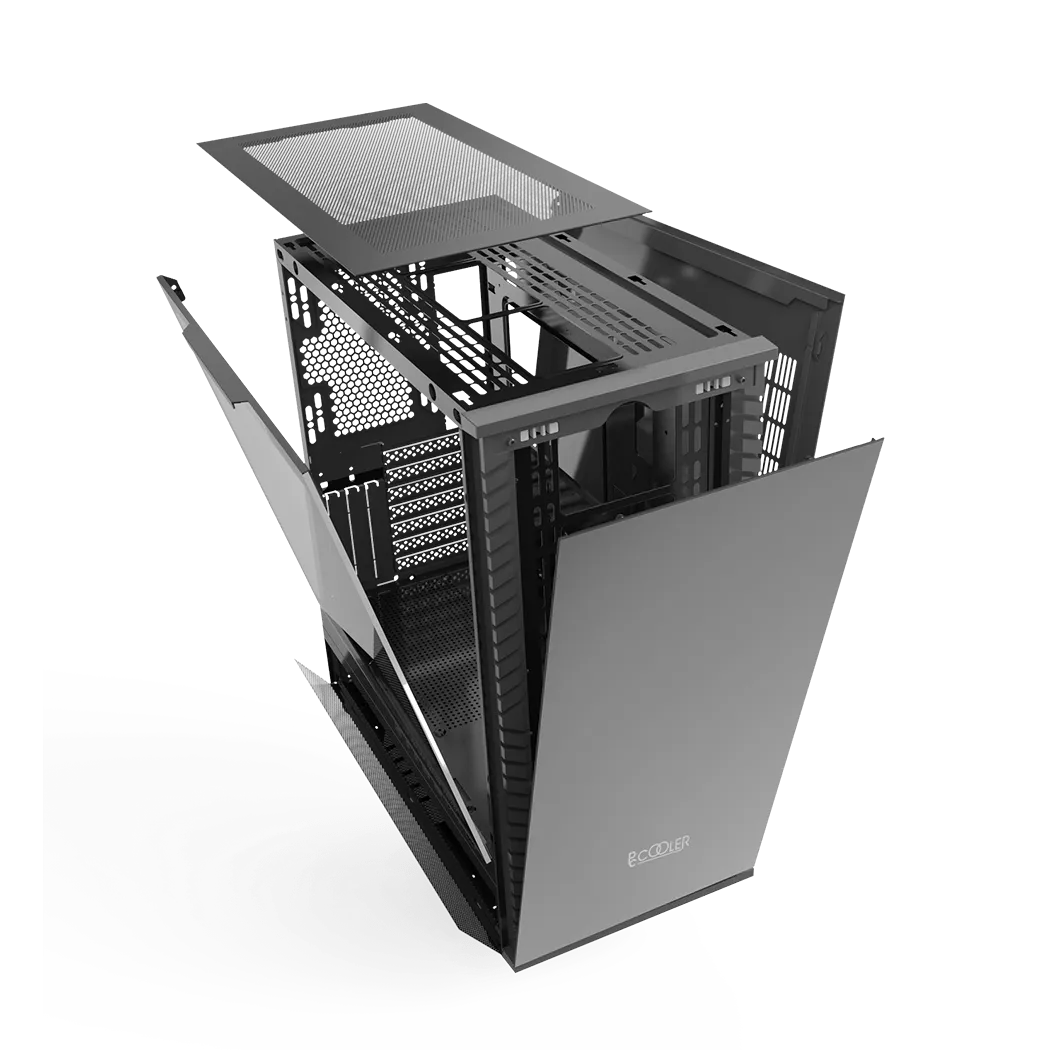 Корпус PCCooler IE200 BK EATX/ATX/mATX/ITX 2x3.5", 4x2.5", USB3.0, 2USB2.0 Black — фото 3