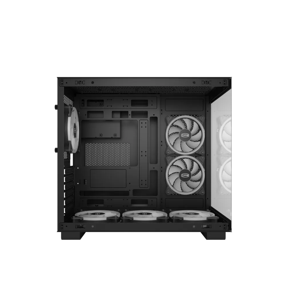 Корпус PCCooler C3T500 ARGB BK ATX/MATX/ITX USB3.1 Gen 2 Type-C USB3.0 USB2.0 Black — фото 5