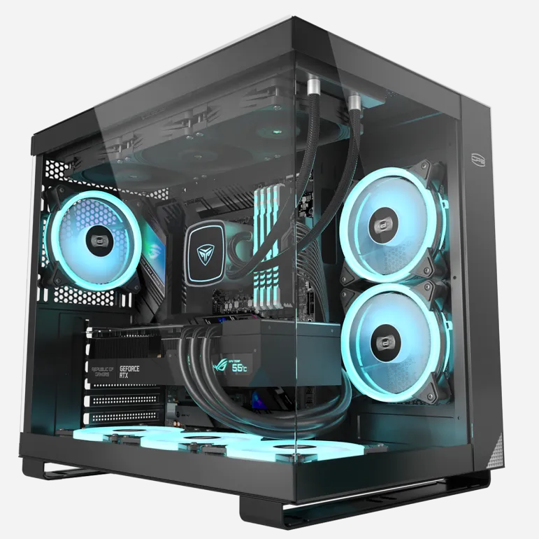 Корпус PCCooler C3T500 ARGB BK ATX/MATX/ITX USB3.1 Gen 2 Type-C USB3.0 USB2.0 Black — фото 7