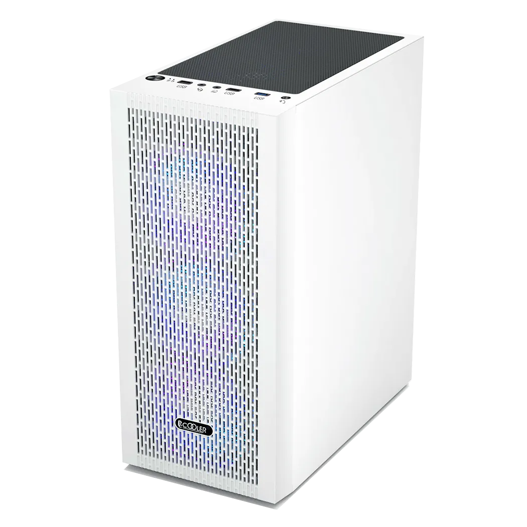 Корпус PCCooler MA100 MESH WH ATX/M-ATX/ITX USB3.0, 2xUSB2.0 White — фото 5