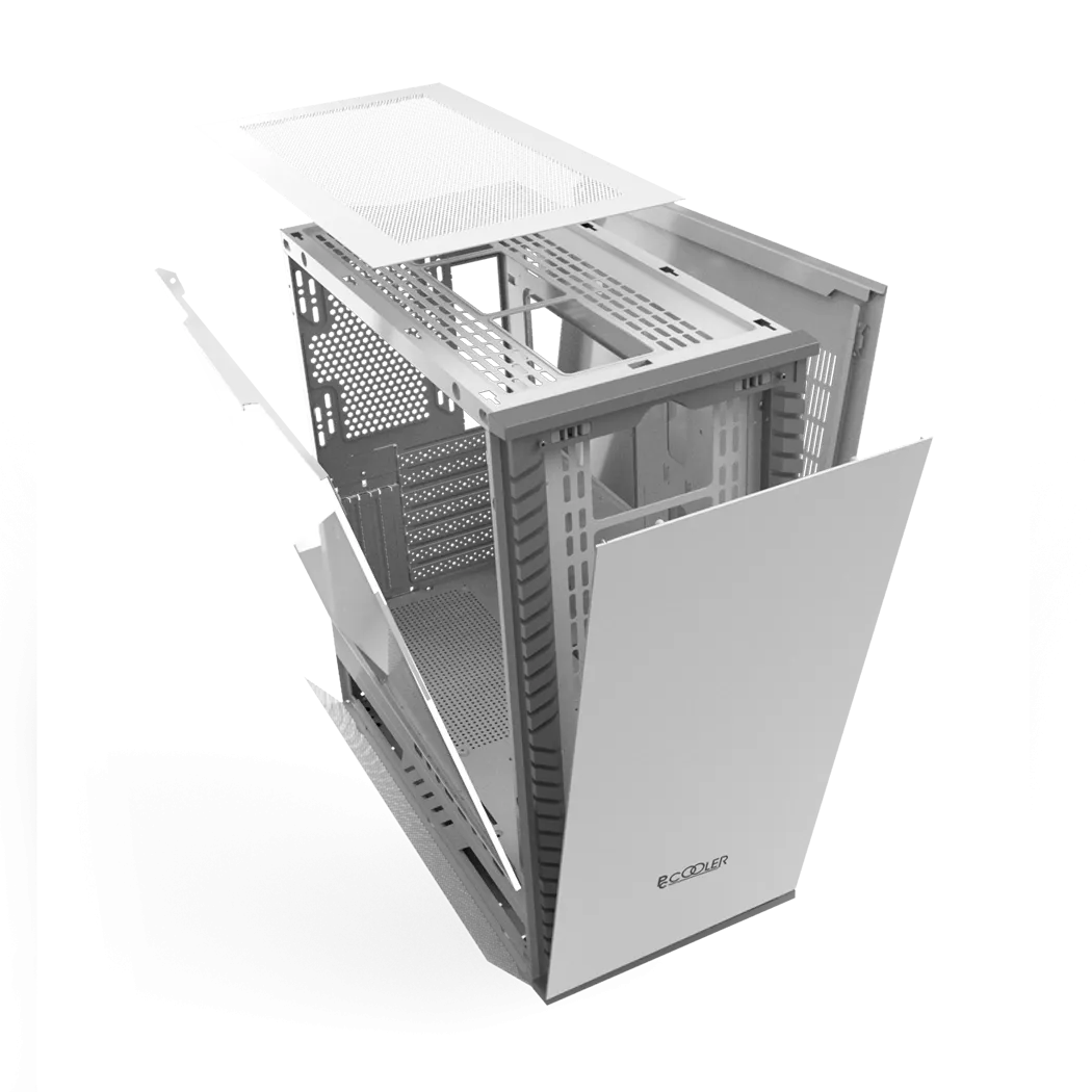 Корпус PCCooler ME200W MESH WH EATX/ATX/mATX/ITX USB3.0, 2USB2.0 White — фото 5