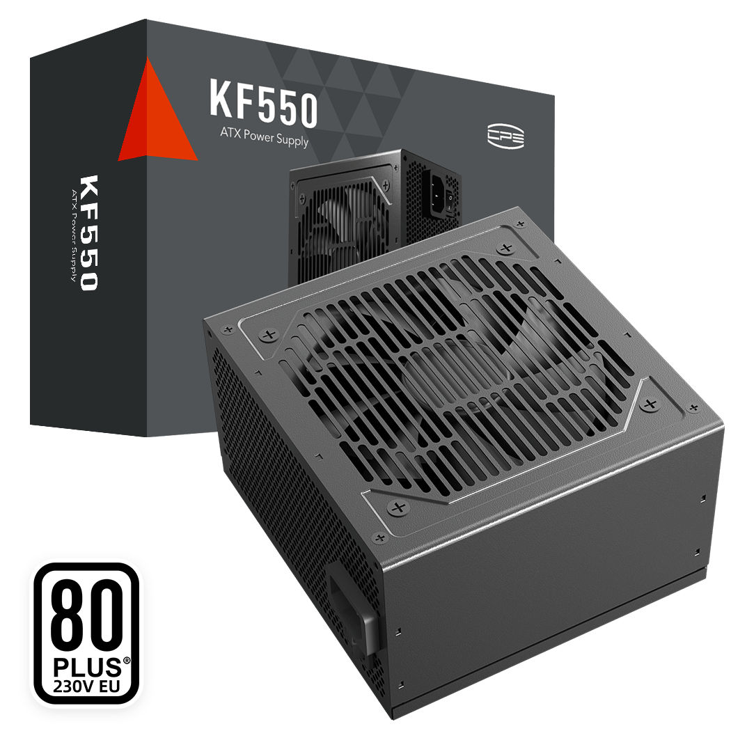 Блок питания PCCooler  KF550 550W Non Modular 80 PLUS White Fan 120mm Черный P3-F550-W1H