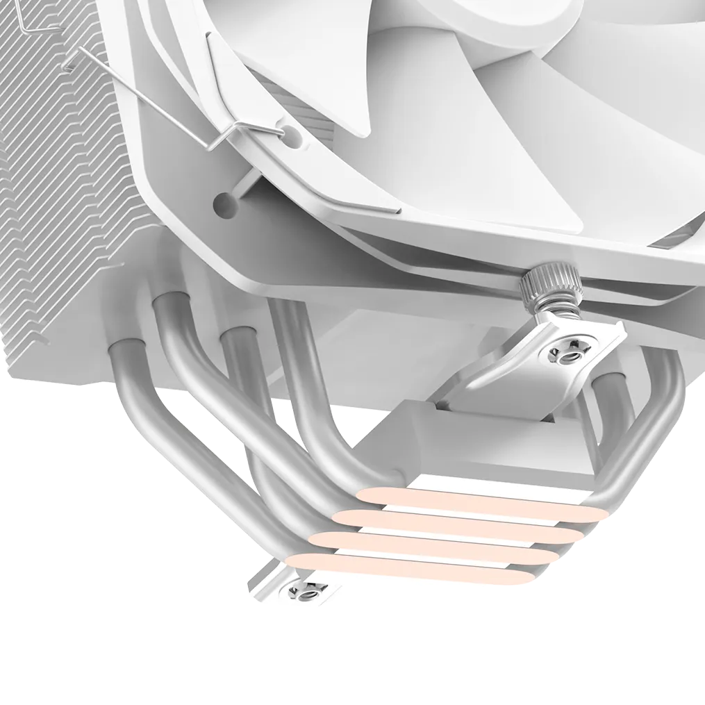 Вентилятор для процессора PCCooler PALADIN 400 WH, TDP 235W 4-pin 1700/1200/20xx/115x/AM5/AM4 Белый — фото 5