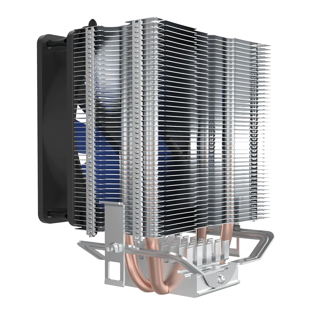 Вентилятор для процессора PCCooler S93 V2 TDP 120W 3-pin 1700/1200/115x/AM5/AM4/AM3 Черный с Синим — фото 5
