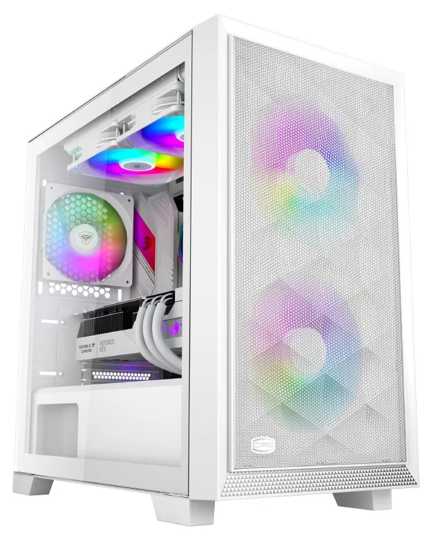 Корпус PCCooler C3D310 WH ARGB mATX/ITX USB3.0, 2xUSB2.0 White — фото 5