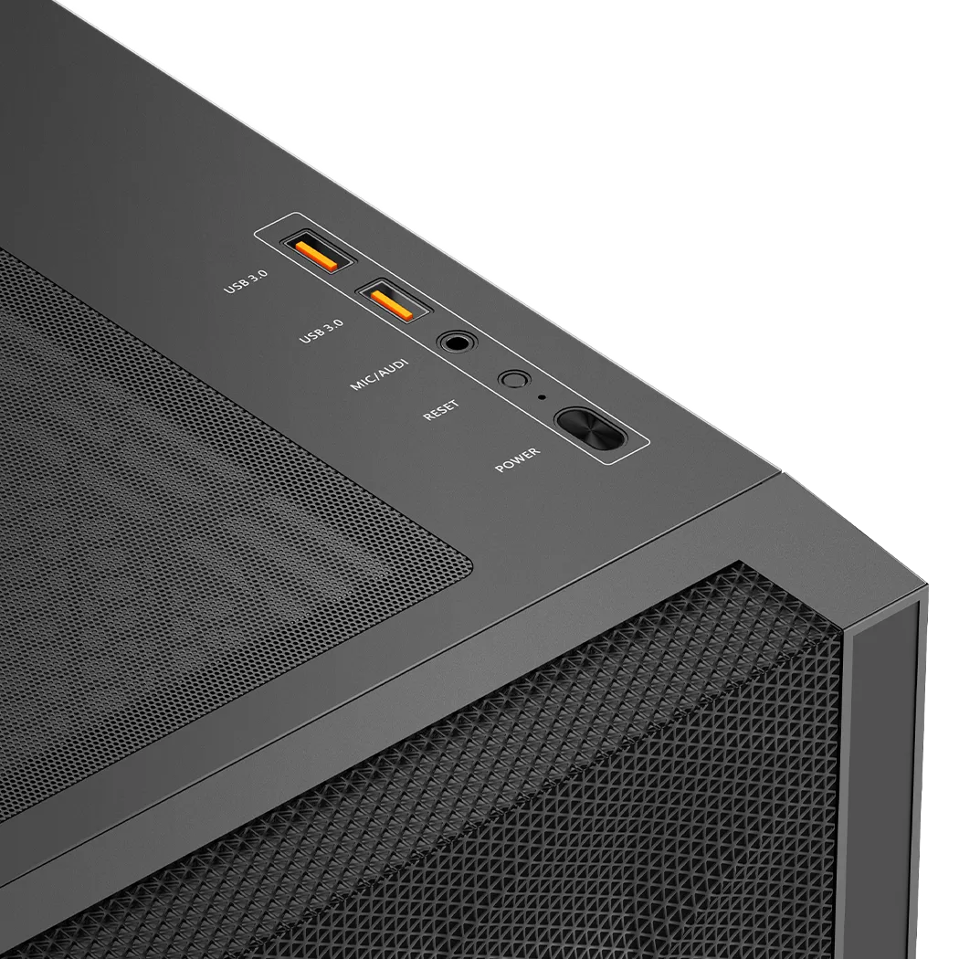 Корпус PCCooler C3D510 BK ARGB EATX/ATX/mATX/ITX USB3.0, 2xUSB2.0 Black — фото 5