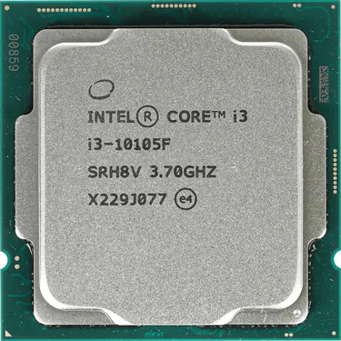 Процессор Intel Core i3-10105F 3,7GHz (4,4GHz) 6Mb 4/8 Core Comet Lake 65W FCLGA1200 Tray