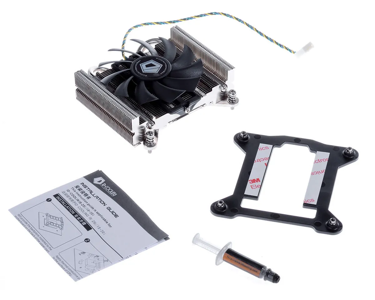 Вентилятор ID-Cooling IS-25i  LGA1200/1151/115*, TDP 75W, 88×92×27mm (L×W×H), 4PIN 800-2700RPM(PWM) — фото 5