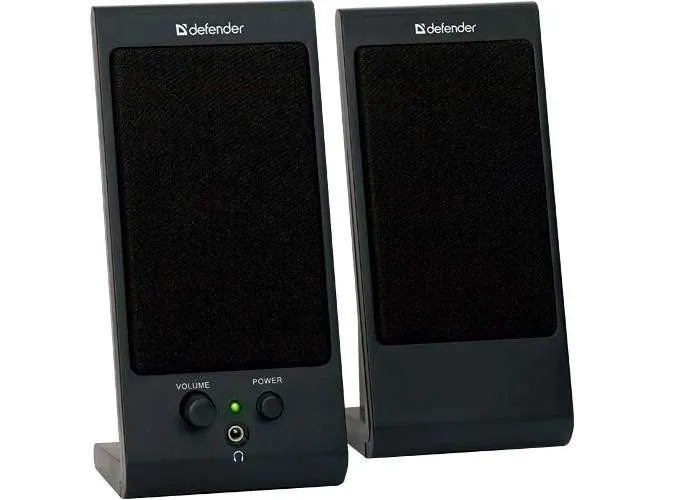 Колонки стерео Defender SPK-170 Черные USB — фото 1