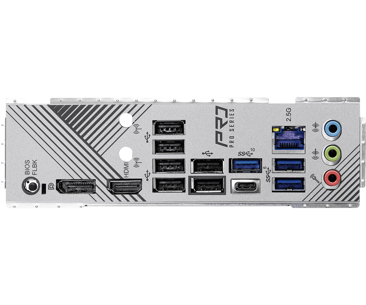 Материнская плата ASRock B650 PRO RS AM5 4xDDR5 4xSATA3 3xM.2 HDMI DP ATX