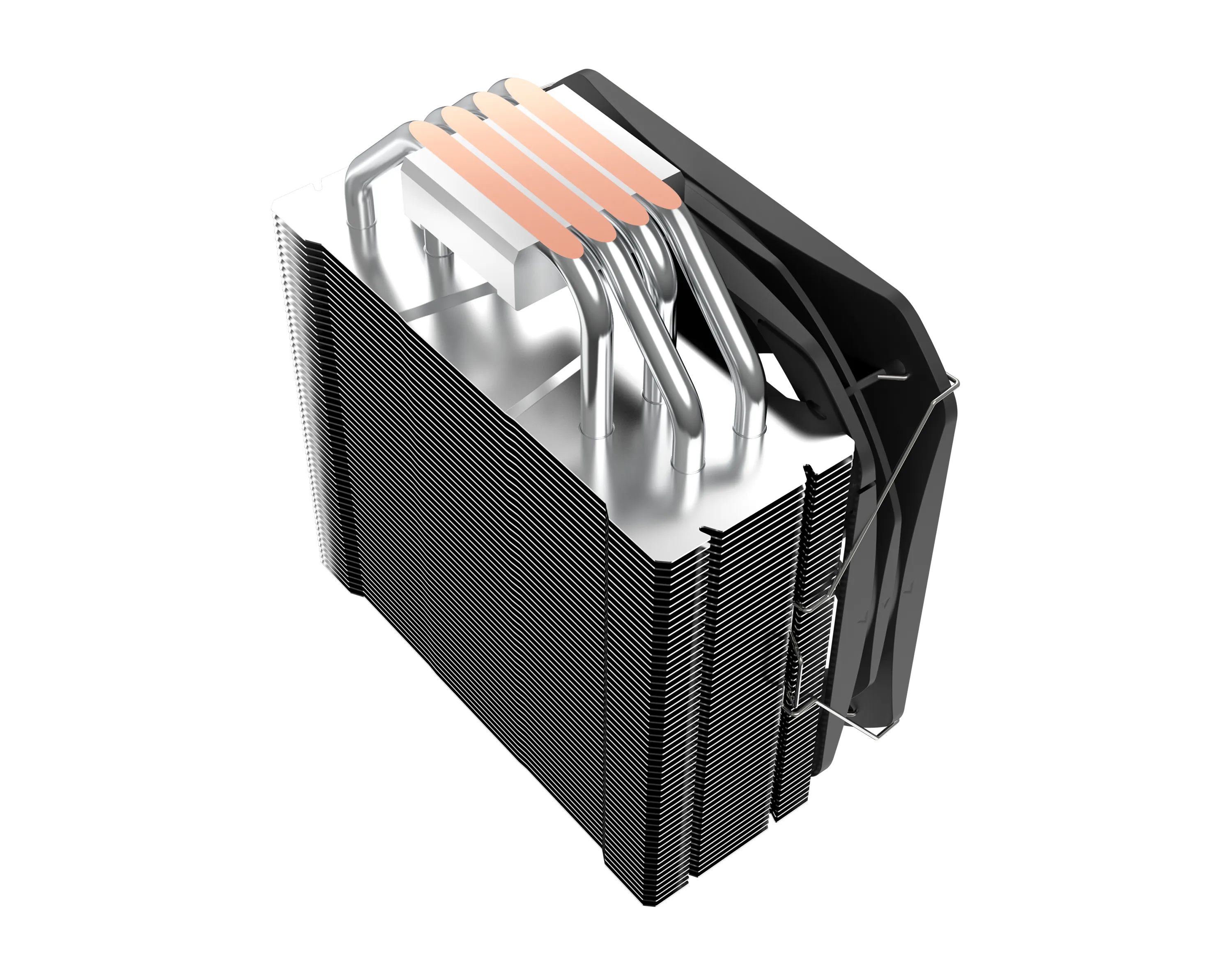 Вентилятор для процессора PCCooler PALADIN 400 TDP 235W 4-pin 115X/1200/1700/1851/AM4/AM5 Черный — фото 4