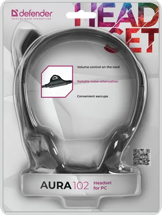 Наушники с микрофоном Defender Aura 102, стерео, 1,8 м. — фото 5