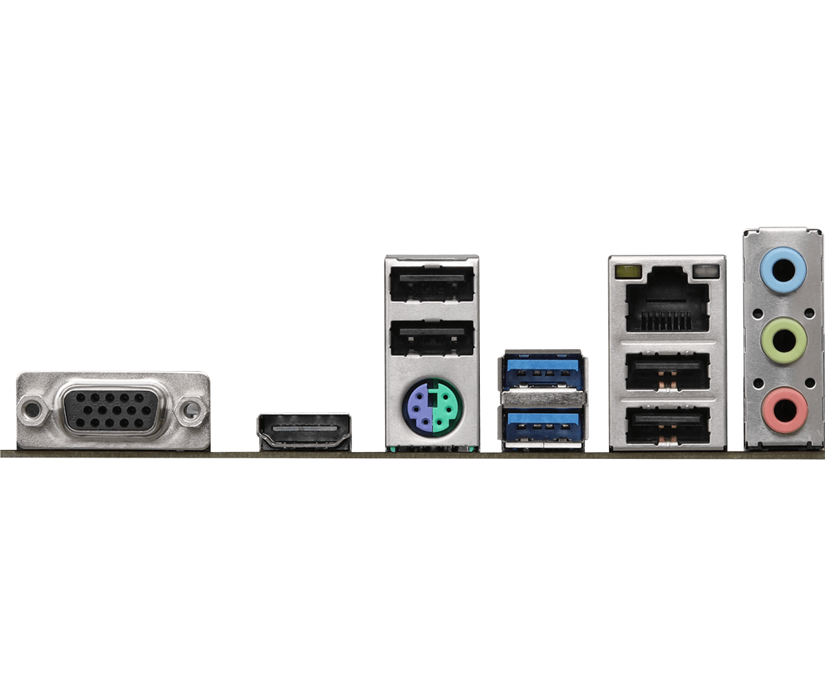 Материнская плата ASRock H610M-HVS/M.2 R2.0 LGA1700 2xDDR4 4xSATA M.2 D-Sub HDMI mATX